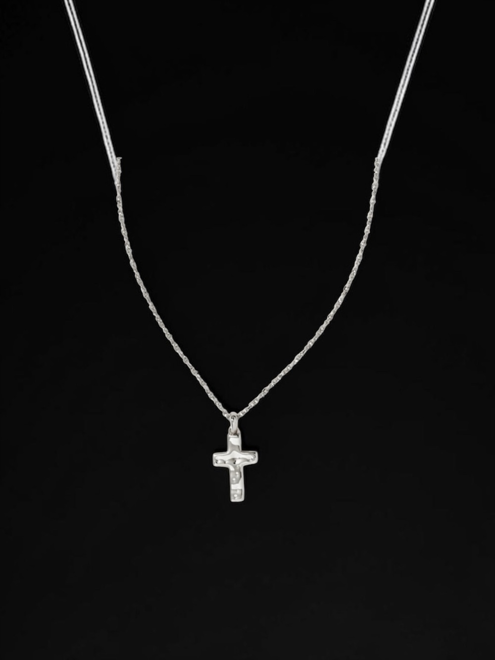 Kendra Scott NWT Sterling Silver Cross Pendant Necklace - Silver